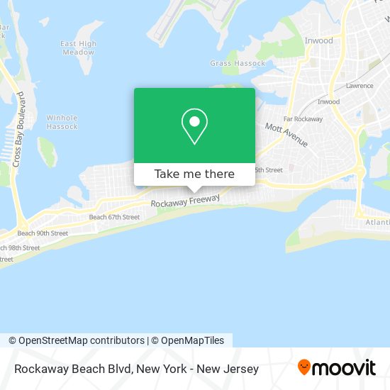 Mapa de Rockaway Beach Blvd