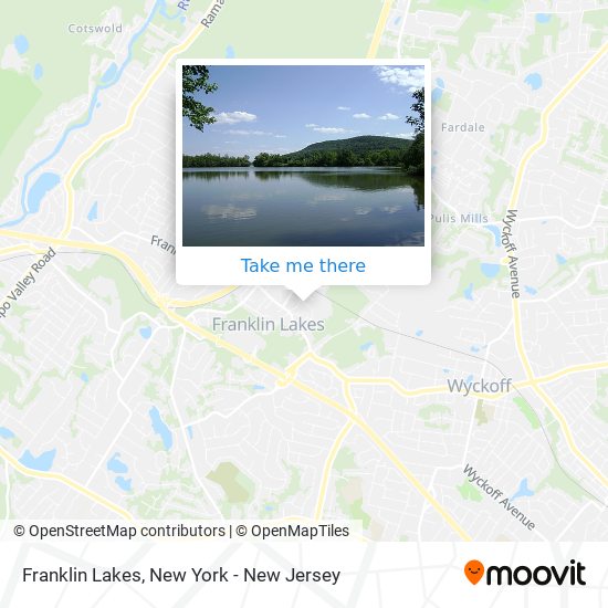 Franklin Lakes map