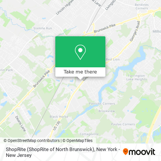 ShopRite (ShopRite of North Brunswick) map