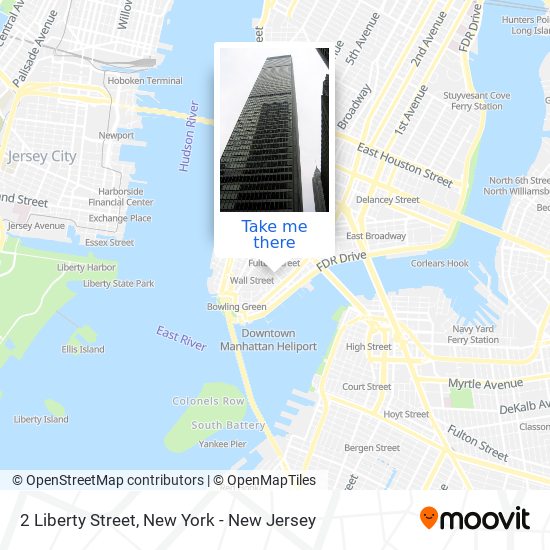 2 Liberty Street map