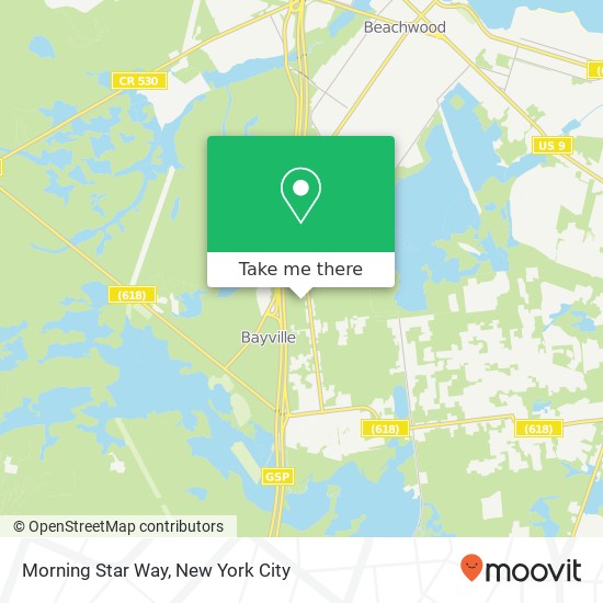 Mapa de Morning Star Way