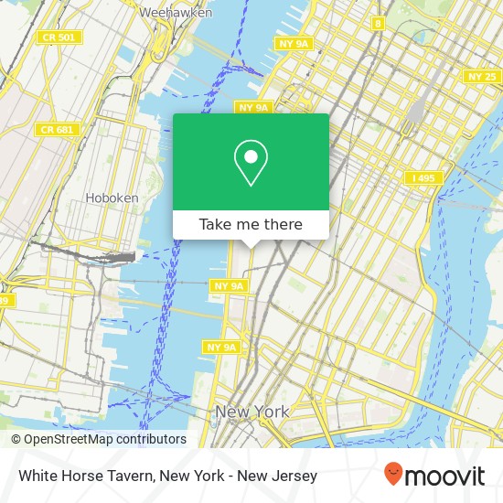 Mapa de White Horse Tavern