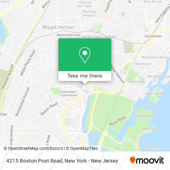 Mapa de 4215 Boston Post Road