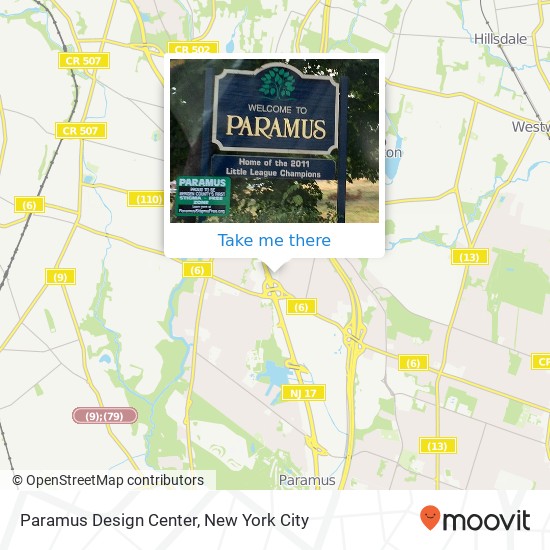 Mapa de Paramus Design Center