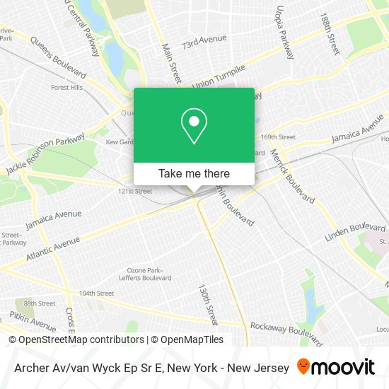 Archer Av/van Wyck Ep Sr E map