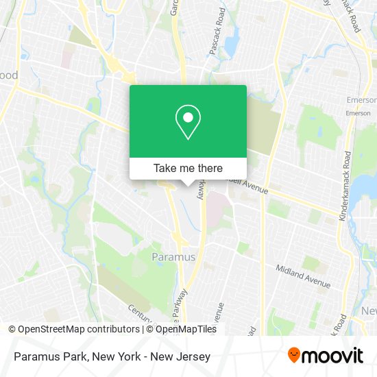 Paramus Park map