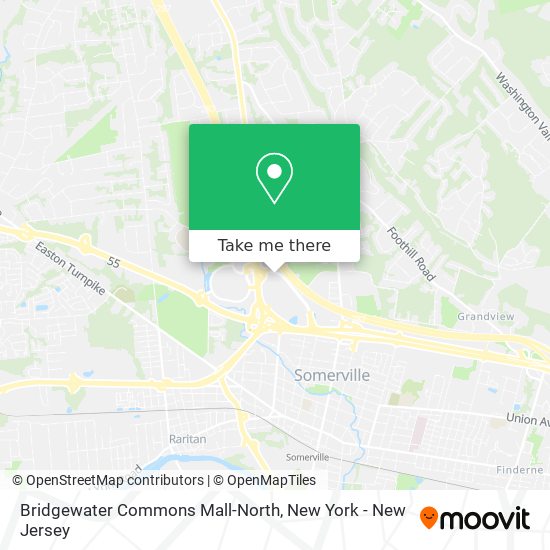 Bridgewater Commons Mall-North map