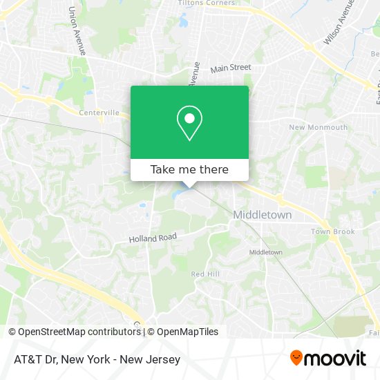 AT&T Dr map
