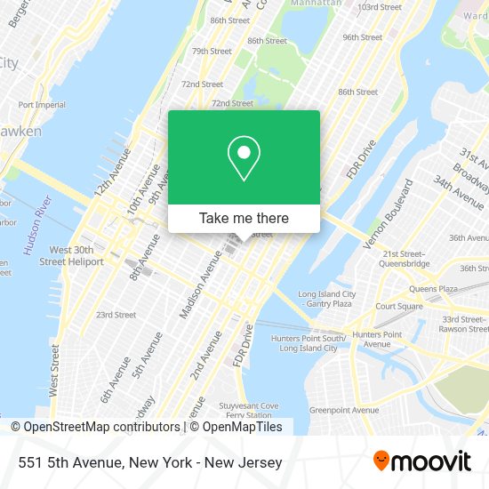 Map 5th Avenue New York How To Get To 551 5Th Avenue In Manhattan By Subway, Bus Or Train?