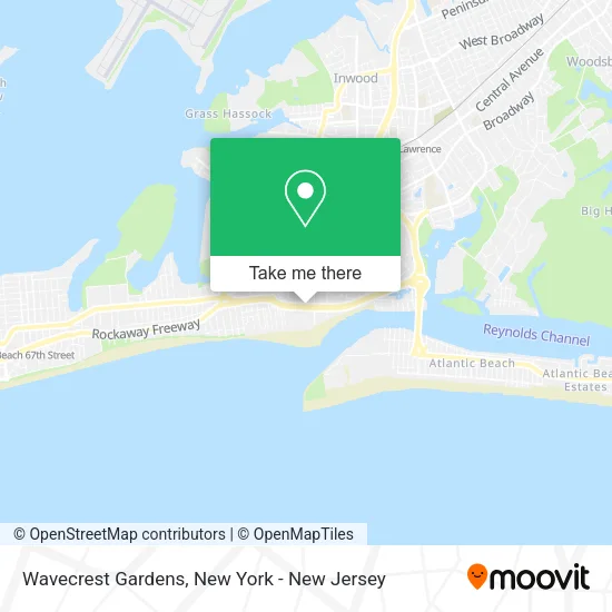 Wavecrest Gardens map