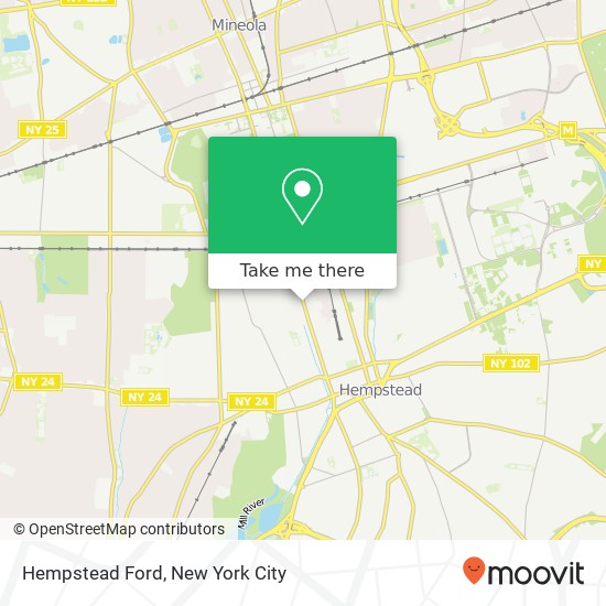 Hempstead Ford map