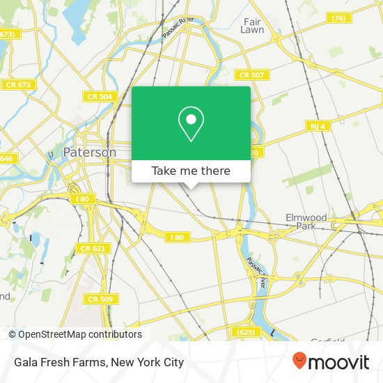 Gala Fresh Farms map