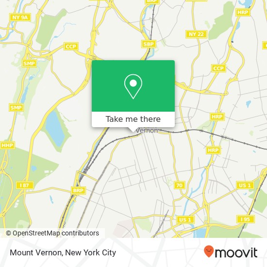 Mapa de Mount Vernon