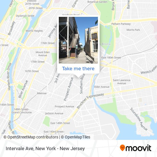 Mapa de Intervale Ave