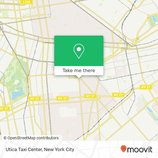 Mapa de Utica Taxi Center