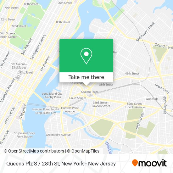 Mapa de Queens Plz S / 28th St