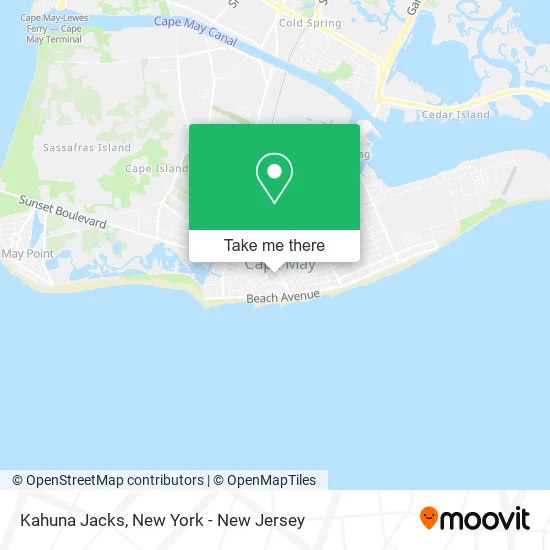 Kahuna Jacks map