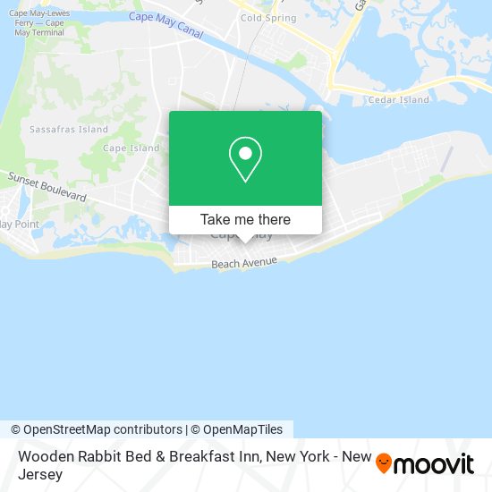 Wooden Rabbit Bed & Breakfast Inn map