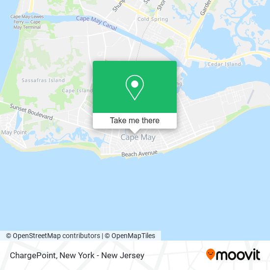 ChargePoint map