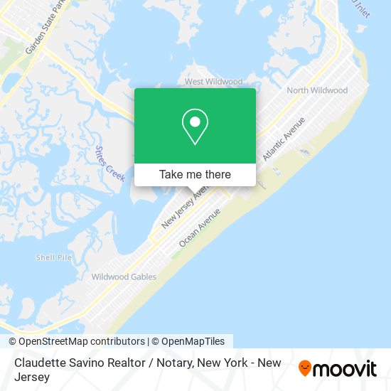 Claudette Savino Realtor / Notary map