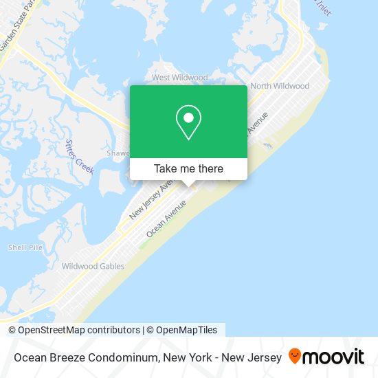 Ocean Breeze Condominum map