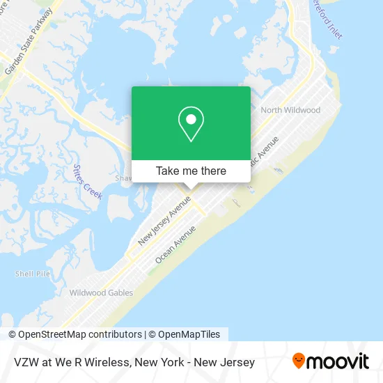 VZW at We R Wireless map