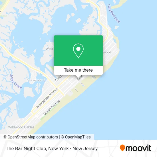 The Bar Night Club map