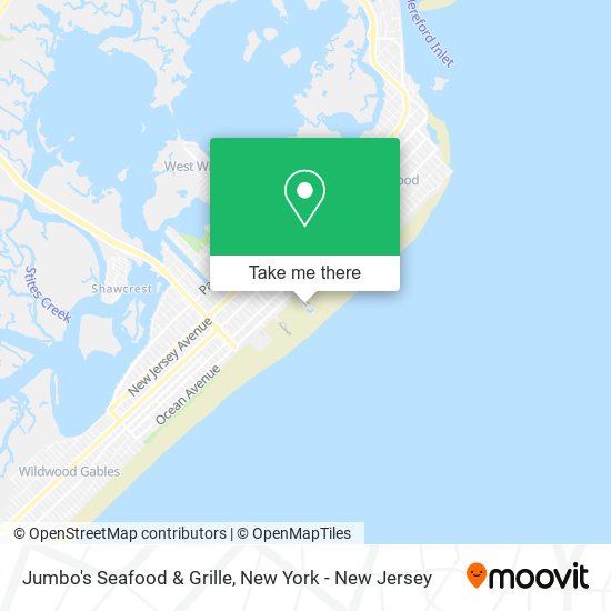 Mapa de Jumbo's Seafood & Grille