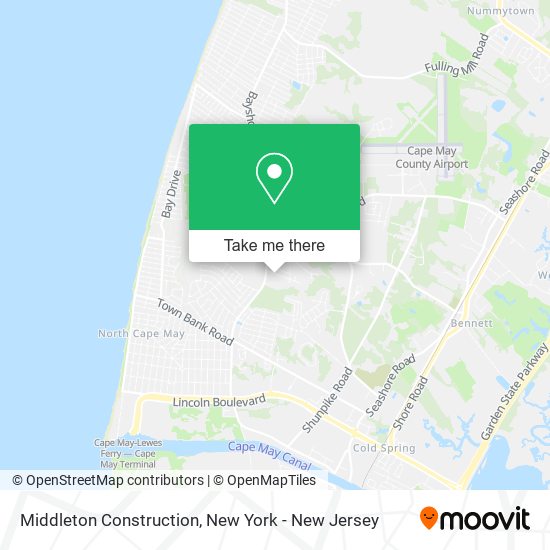 Middleton Construction map