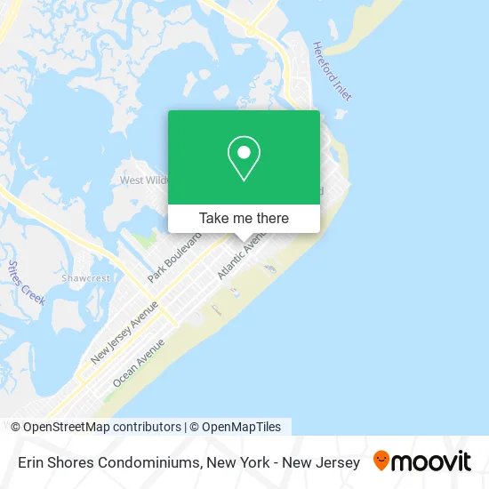 Erin Shores Condominiums map