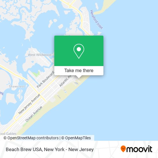 Mapa de Beach Brew USA