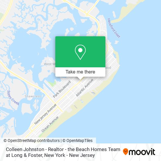 Mapa de Colleen Johnston - Realtor - the Beach Homes Team at Long & Foster