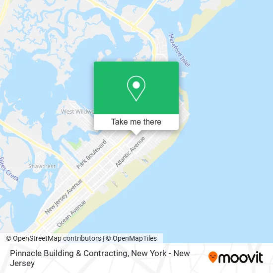 Pinnacle Building & Contracting map