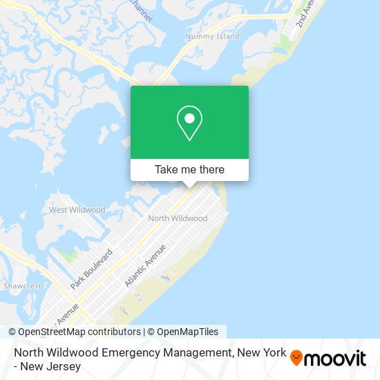 Mapa de North Wildwood Emergency Management