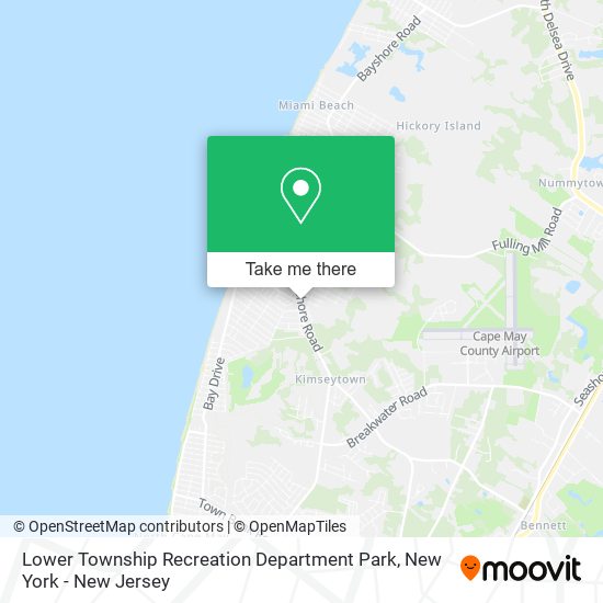 Mapa de Lower Township Recreation Department Park