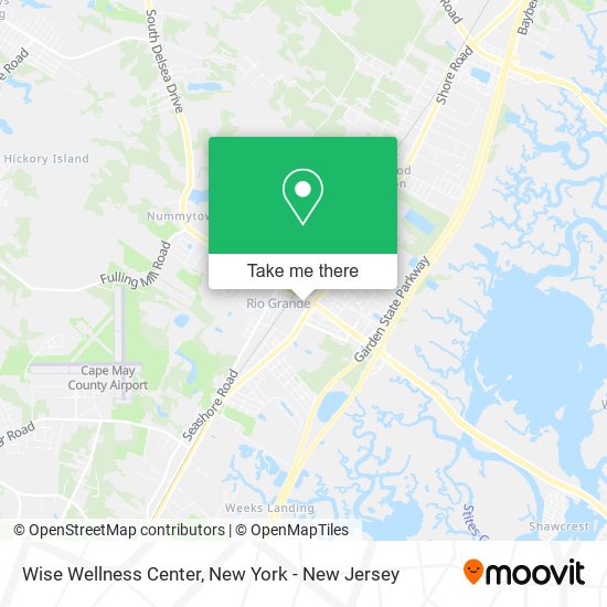 Wise Wellness Center map