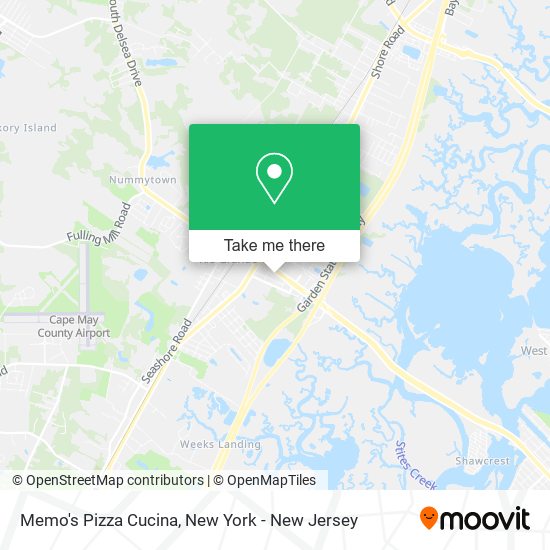 Memo's Pizza Cucina map