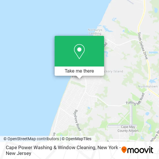 Cape Power Washing & Window Cleaning map