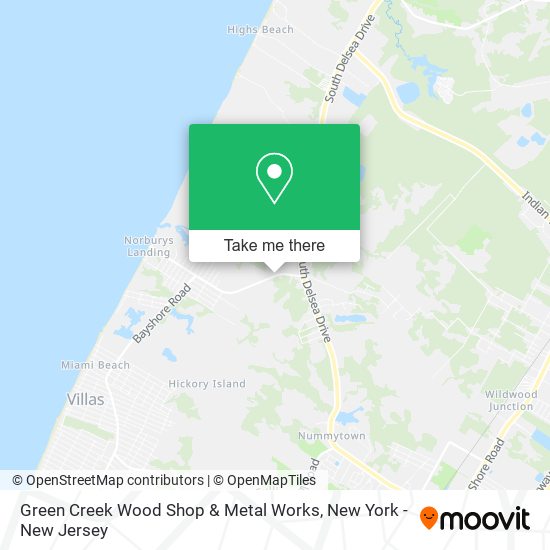 Green Creek Wood Shop & Metal Works map