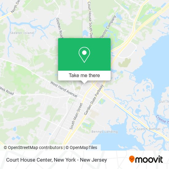 Mapa de Court House Center