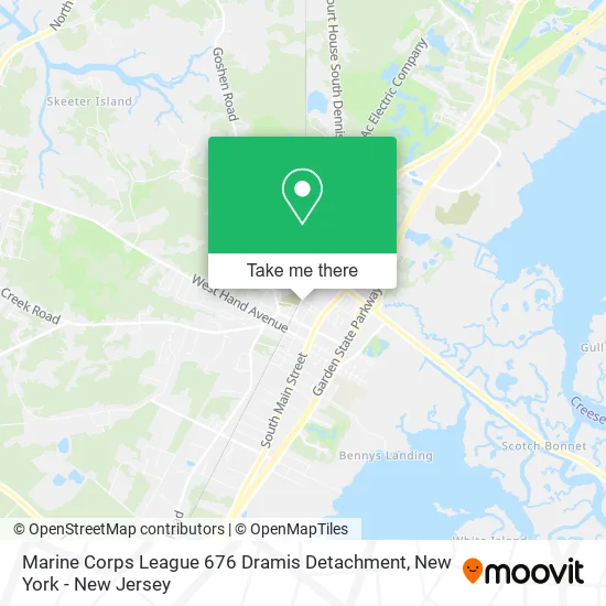 Marine Corps League 676 Dramis Detachment map