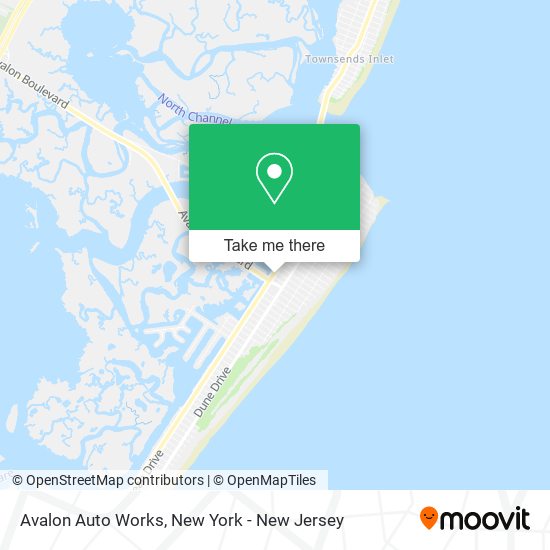 Avalon Auto Works map