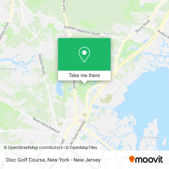 Disc Golf Course map