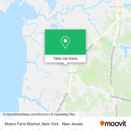 Myers Farm Market map