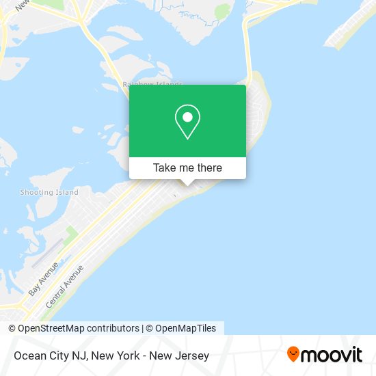 Mapa de Ocean City NJ