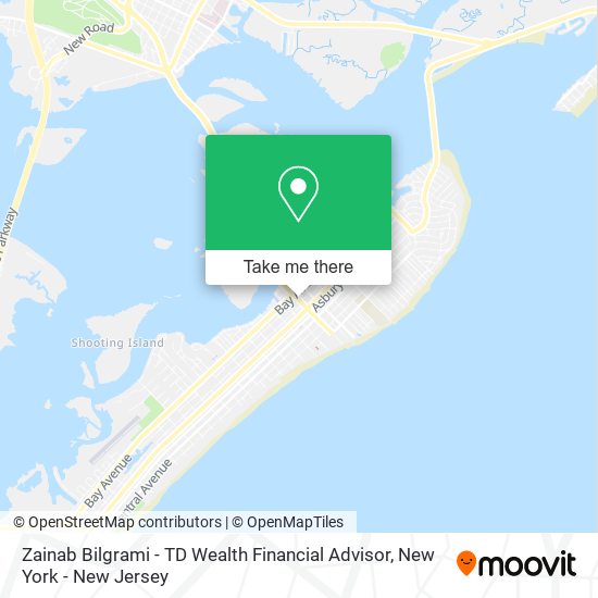 Zainab Bilgrami - TD Wealth Financial Advisor map