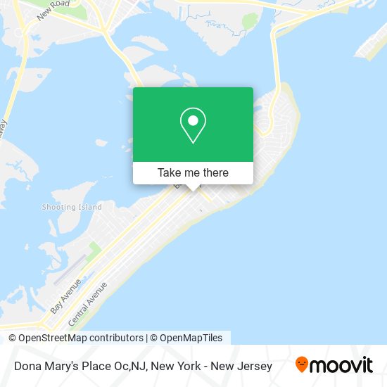 Mapa de Dona Mary's Place Oc,NJ