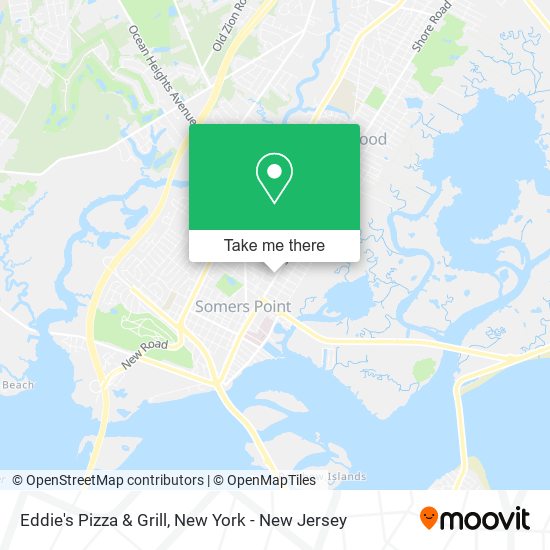 Eddie's Pizza & Grill map