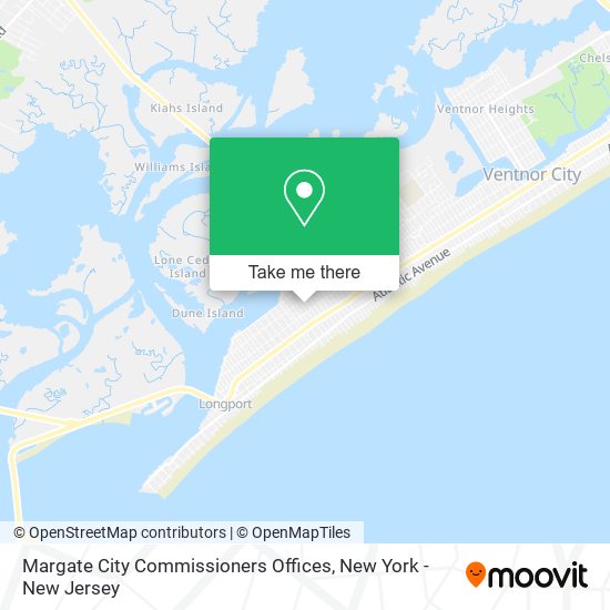 Margate City Commissioners Offices map