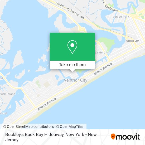 Buckley's Back Bay Hideaway map